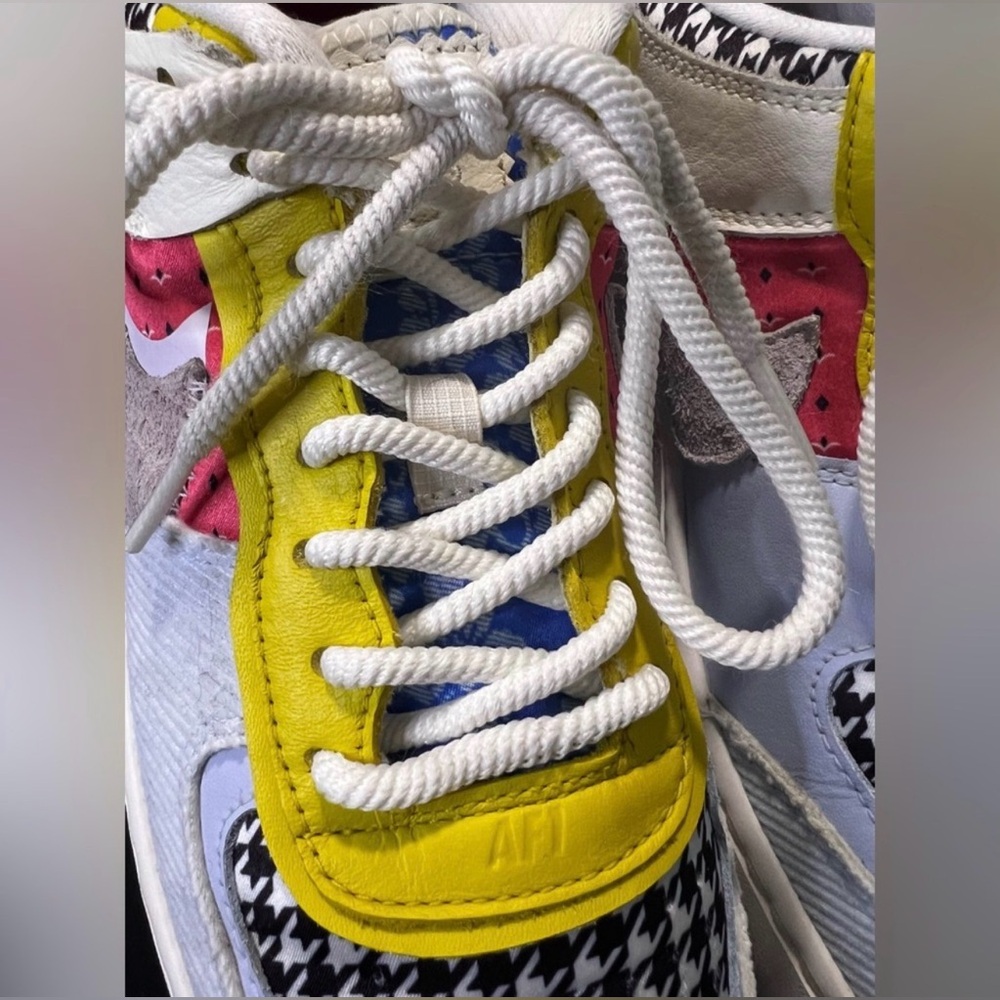 Nike Air Force 1 Shadow 'Patchwork' Sneakers Shoes Colorful Collectible AF1 - Picture 13 of 16